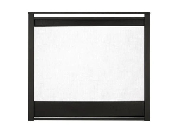 Majestic Black Multi-Side End Panel Firescreen Front for Pier Gas Fireplace