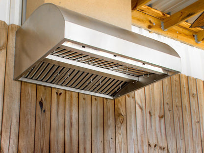 42” Vent Hood, Wall Mounted (For use with 42”W Grill or smaller) (18”H x 42”W x 36”D)