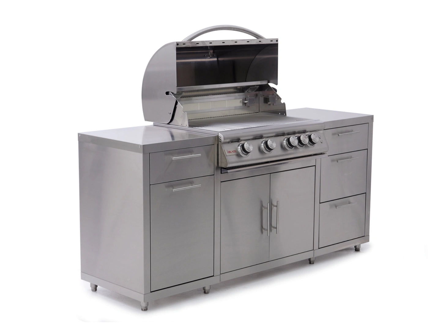 Island, 6’ Stainless Steel (Compatible with Blaze 32” Grill)