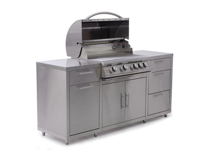 Island, 6’ Stainless Steel (Compatible with Blaze 32” Grill)