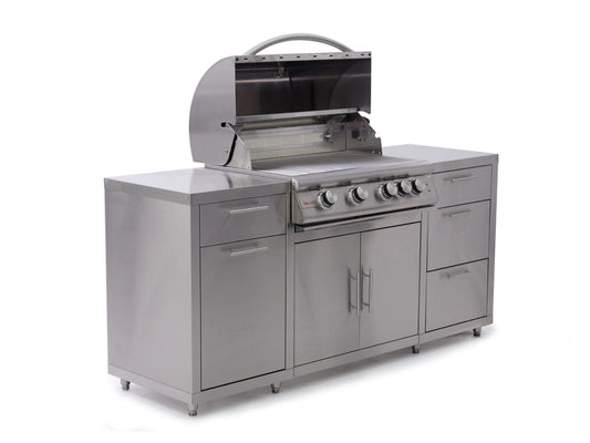 Island, 6’ Stainless Steel (Compatible with Blaze 32” Grill)