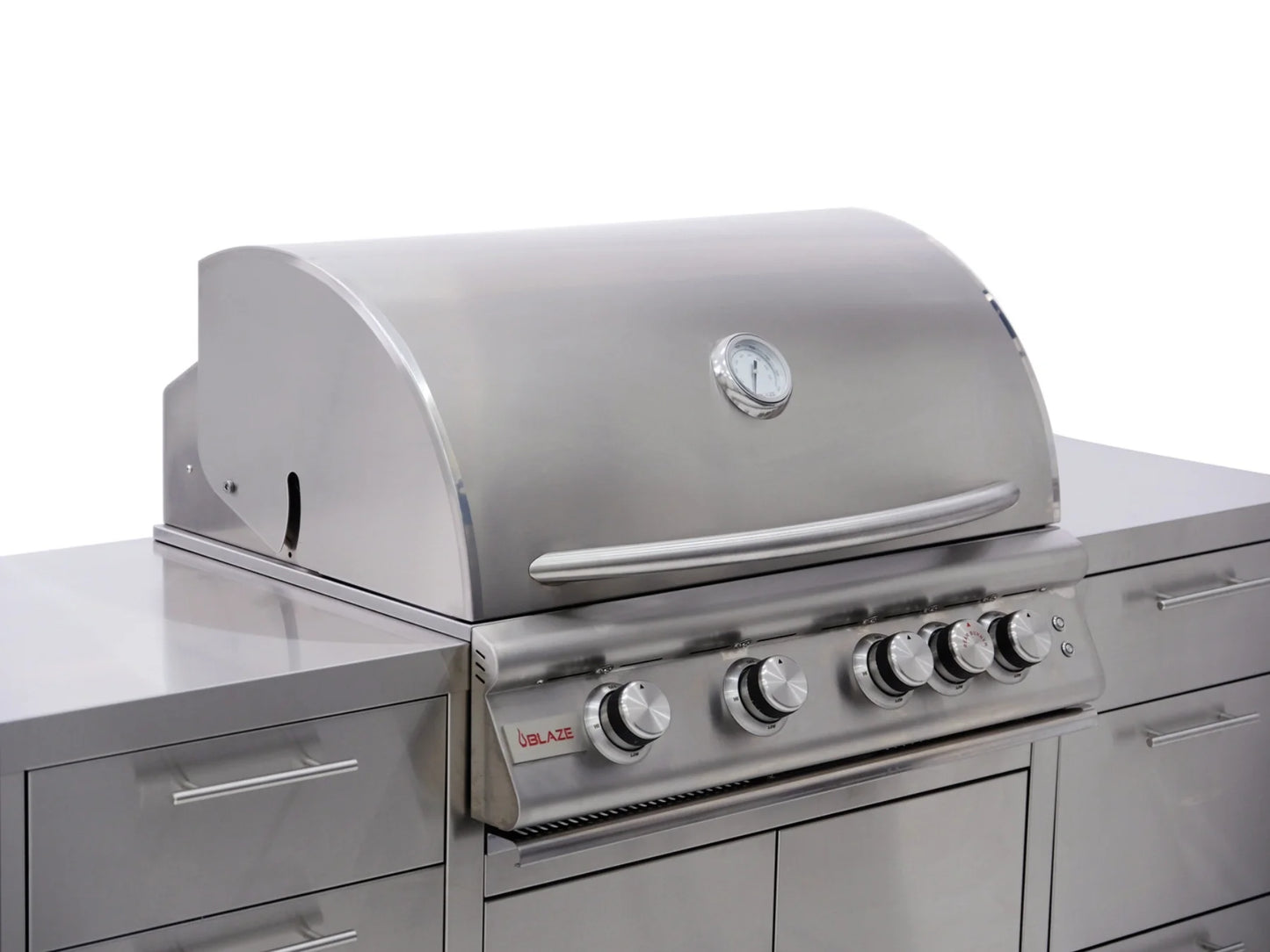 Blaze Stainless Steel Grill Island 6 Ft Compatible with 32" Grill
