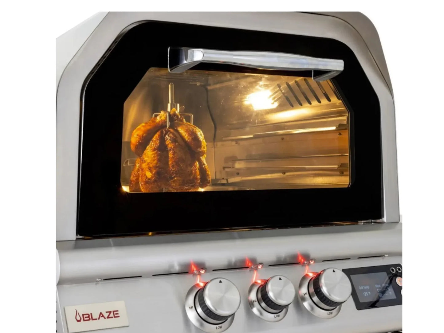 Blaze 26" Built-In Propane Gas Outdoor Oven W/ Rotisserie