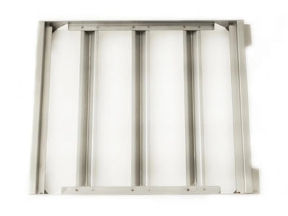 Blaze 15" Ceramic Pizza Stone With Stainless Steel Tray for Professional LUX Gas Grills