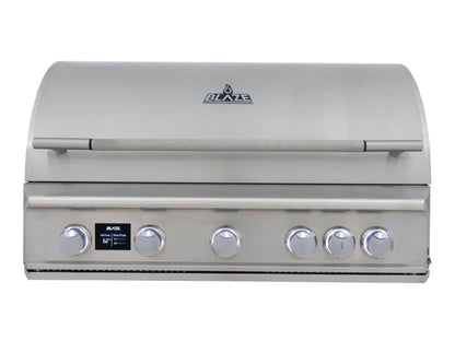 Blaze LTE PRO 40" 5-Burner Built-In Natural Gas Grill w/ Digital Temperature Screen & Rotisserie