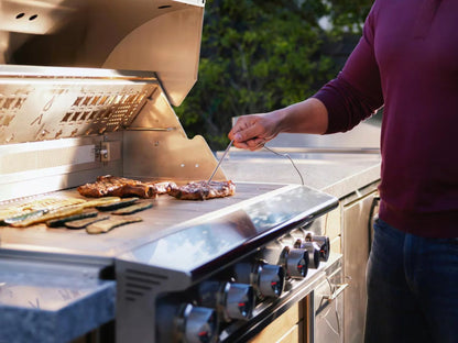 Blaze LTE PRO 40" 5-Burner Built-In Natural Gas Grill w/ Digital Temperature Screen & Rotisserie