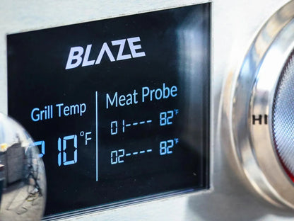 Blaze LTE PRO 40" 5-Burner Built-In Propane Gas Grill w/ Digital Temperature Screen & Rotisserie