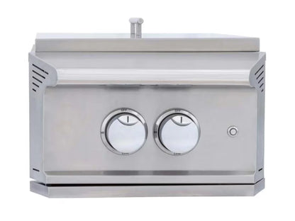 Blaze LTE PRO Built-In Natural Gas High Performance Power Burner w/ Wok Ring & Stainless Steel Lid