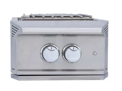 Blaze LTE PRO Built-In Propane Gas High Performance Power Burner w/ Wok Ring & Stainless Steel Lid