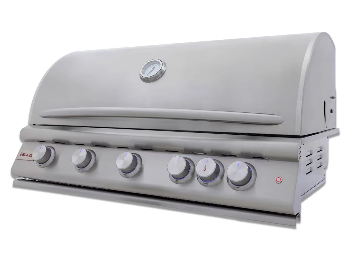 Blaze LTE+ 40" 5-Burner Built-In Natural Gas Grill w/ Lift-Assist Hood & Rear Infrared Burner