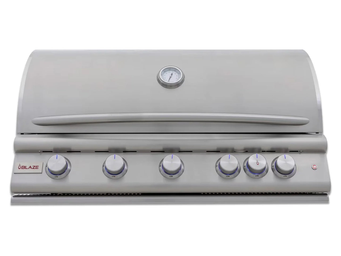 Blaze LTE+ 40" 5-Burner Built-In Natural Gas Grill w/ Lift-Assist Hood & Rear Infrared Burner