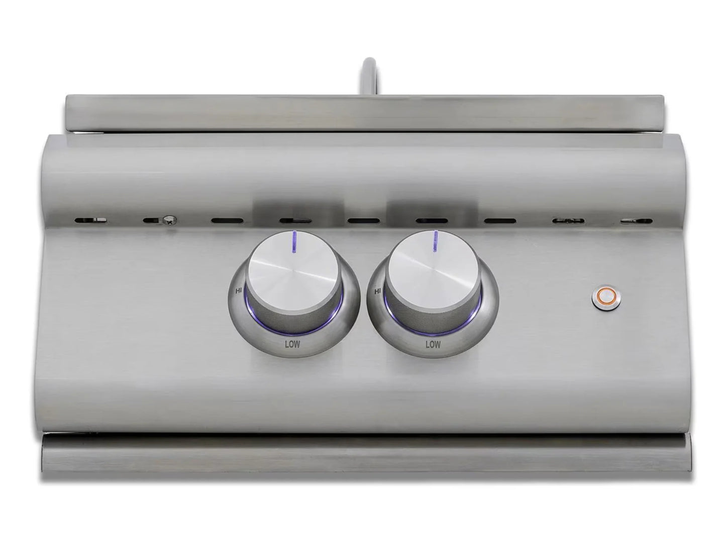 Blaze LTE+ Built-In Natural Gas High Performance Power Burner w/ Wok Ring & Stainless Steel Lid