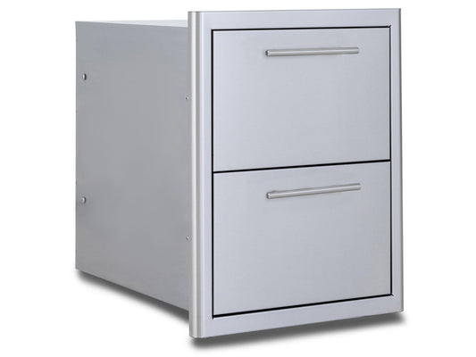 16" Double drawer