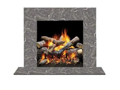Majestic MBBTAMS1PK1 Design Series Set 1 Single-Pack Blue Tundra Marble Stone Surround