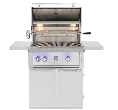 American Made Grills Freestanding Estate 30" 3-Burner Natural/Propane Gas Grill