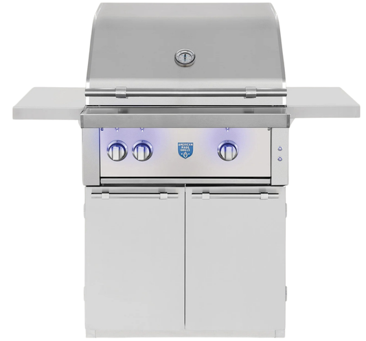 American Made Grills Freestanding Estate 30" 3-Burner Natural/Propane Gas Grill
