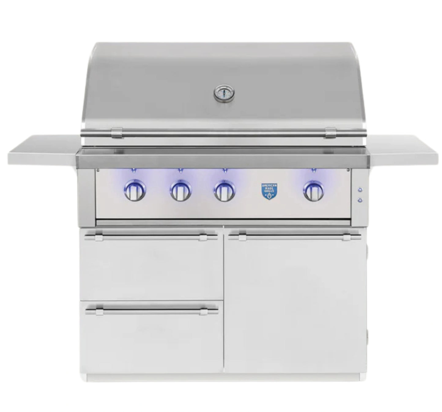 American Made Grills Freestanding Estate 42" 4-Burner Natural/Propane Gas Grill
