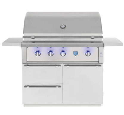 American Made Grills Freestanding Estate 42" 4-Burner Natural/Propane Gas Grill