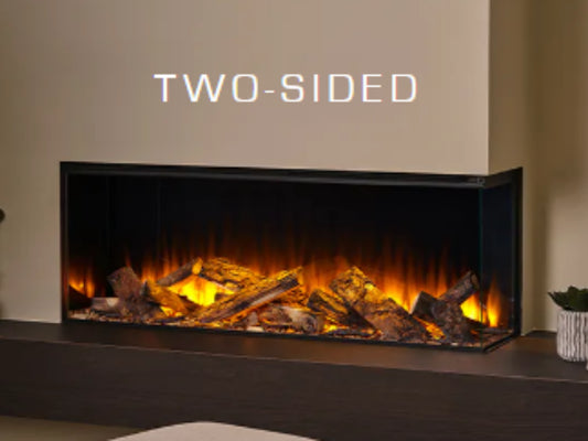 British Fires New Forest Black Edition Electric Fireplace