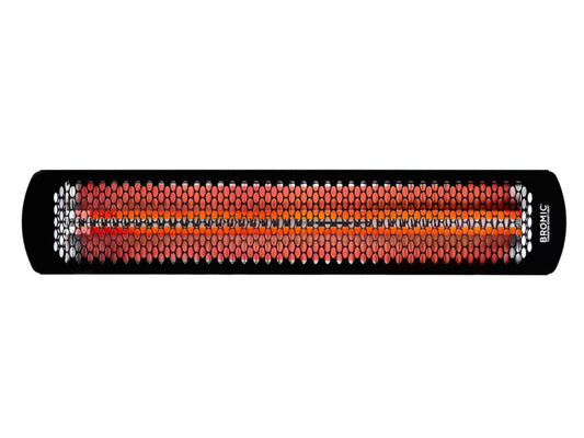 Bromic Heating Tungsten Smart-Heat 56" 3000W Series 208v Black Electric Outdoor Patio Heater