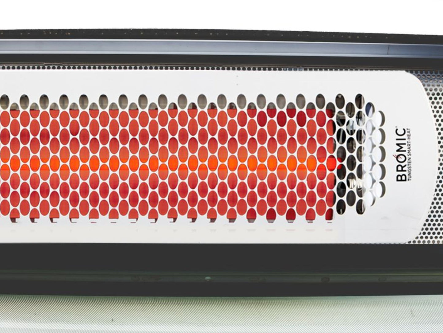 Bromic Heating Tungsten Smart-Heat 44" 6000W Series 220-240v White Electric Outdoor Patio Heater