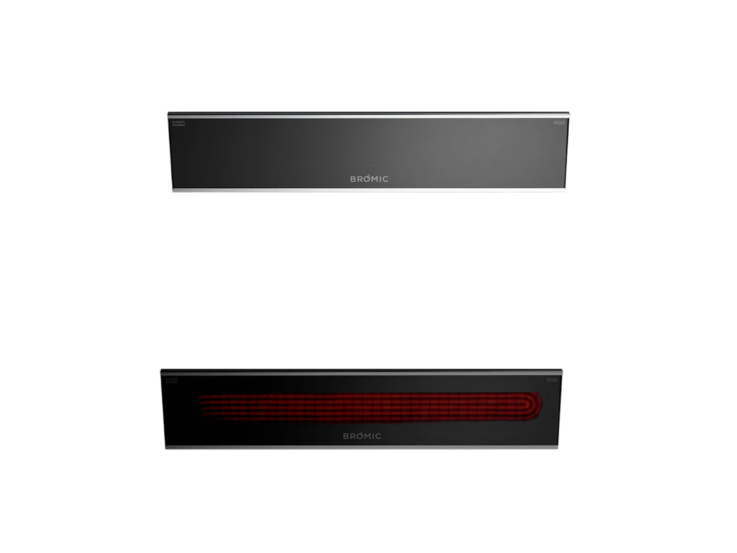 Bromic Heating Platinum Smart-Heat Black 33" 2300W Series 208v Electric Patio Heater