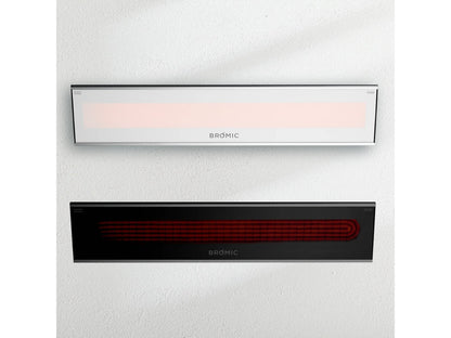 Bromic Heating Platinum Marine Smart-Heat 50" 3400W Series 220-240v White Electric Outdoor Patio Heater