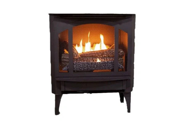 Model T-33 Natural Gas Gas Stove With Legs and Blower