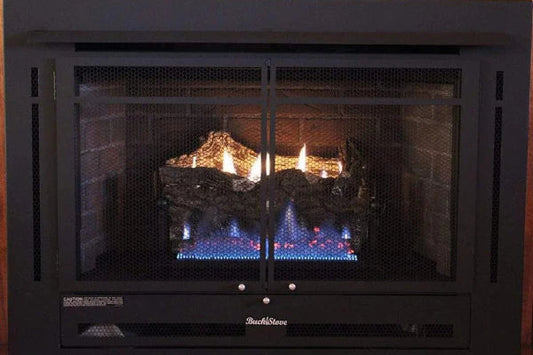 Manhattan Old Town Red Vent Free Propane Gas Stove