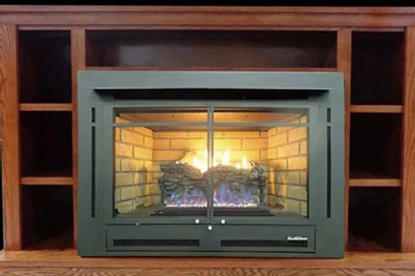 Manhattan Old Town Red Vent Free Propane Gas Stove