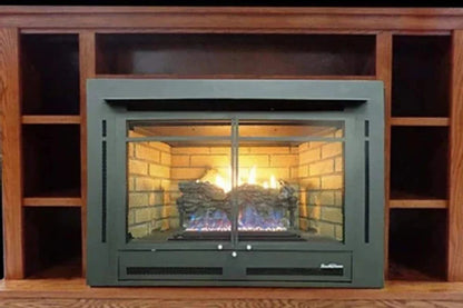 Manhattan Old Town Red Vent Free Propane Gas Stove