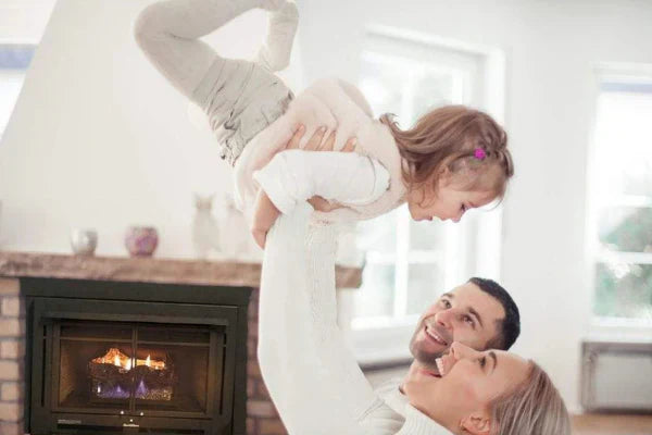 Manhattan Old Town Red Vent Free Propane Gas Stove