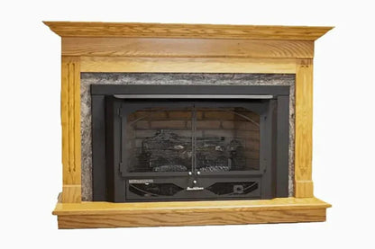 Light Oak Contemporary Mantel