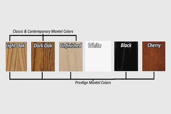 Light Oak Contemporary Mantel