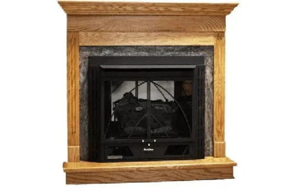 Unfinished Contemporary Corner Mantel