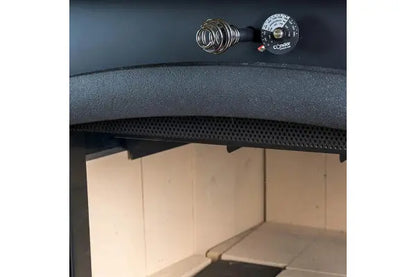 91 Catalytic wood Stove with Blower Ash Tray Black Door