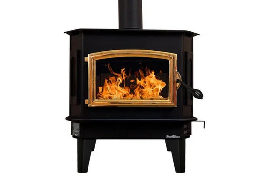Model 81 Non Catalytic wood Stove with Gold Door