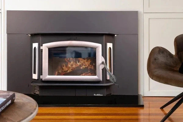 Model 81 Non Catalytic wood Stove with Pewter Door