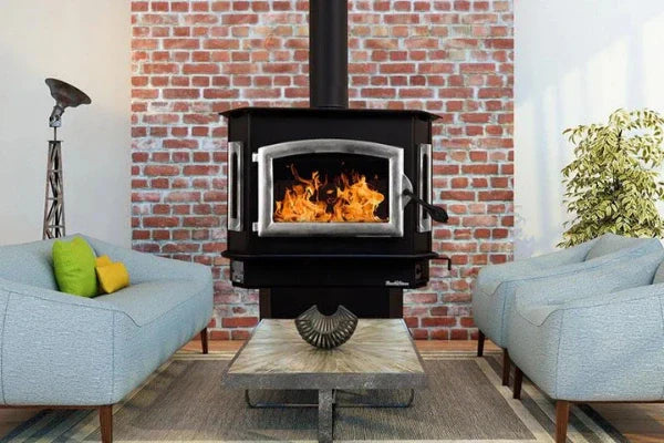 Model 81 Non Catalytic wood Stove with Pewter Door