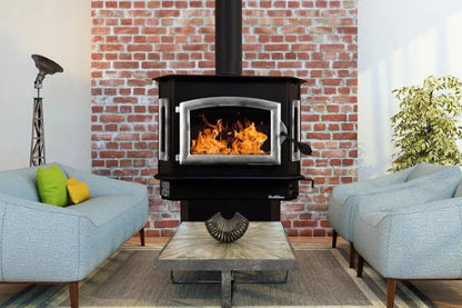 Model 81 Non Catalytic wood Stove with Pewter Door