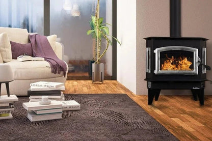 Model 81 Non Catalytic wood Stove with Pewter Door