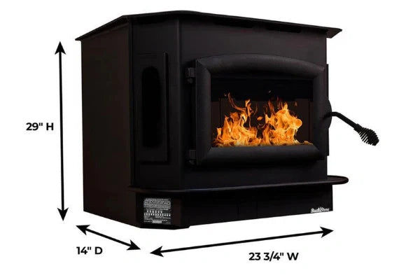 Model 81 Non Catalytic wood Stove with Black Door
