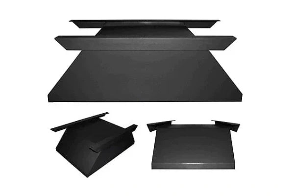 Black Freestanding Stove Pedestal