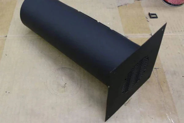 Outside Air Freestanding Black Pedestal