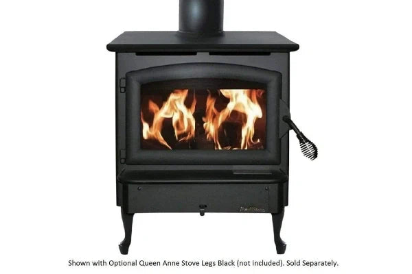 model 21-non catalytic wood stove with black door
