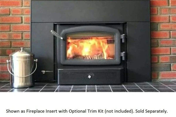 model 21-non catalytic wood stove with black door