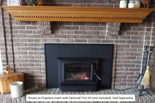 model 21-non catalytic wood stove with black door