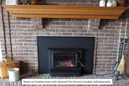 model 21-non catalytic wood stove with black door