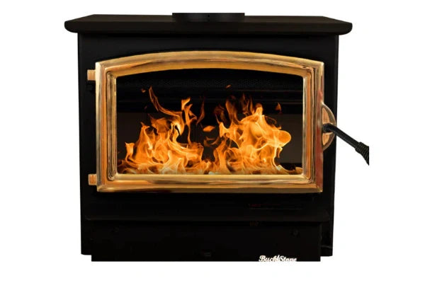 Model 21-Non Catalytic wood Stove with Gold Door