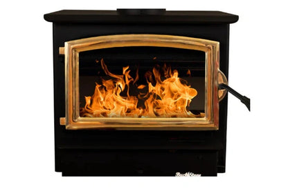 Model 21-Non Catalytic wood Stove with Gold Door